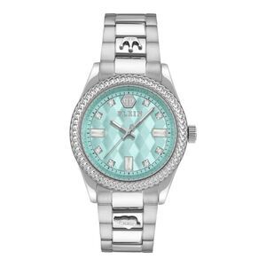 Philipp Plein Queen Crystal Watch Silver Womens